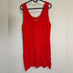 Soft Surroundings Vibrant Red Top